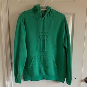 Shane Dawson Green Hoodie with Embroidered Pig Design Size M